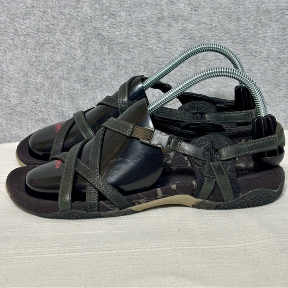 Merrell San Remo Strappy Leather Outdoors Sandals-Black-Women Size 9 - Picture 7 of 12
